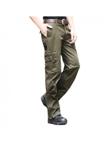 Mens Outdoor Multi Pockets Casual Pants Military Tactical Trousers Overalls