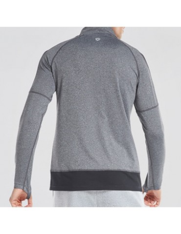 Mens Sports Running Training Quick-drying Breathable Elastic Winter Casual Sweatshirt