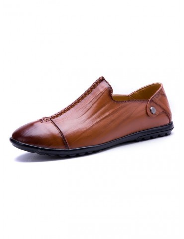 British Style Slip-on Seam Upper Men Causal Loafers