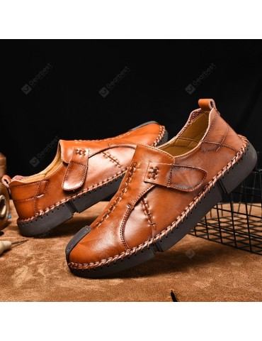 Men Leisure Solid Leather Shoes