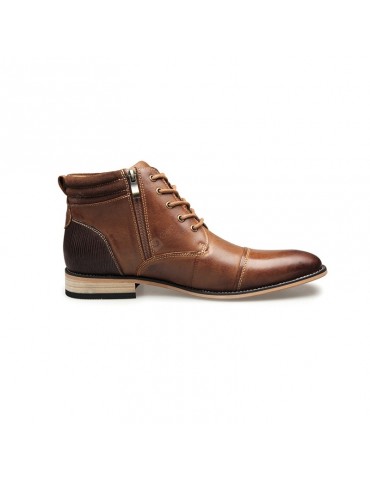 Men'S High-Top Fashion Business Leather Men'S Shoes