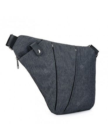 Multi-function Anti-theft Men's Canvas Chest Bag