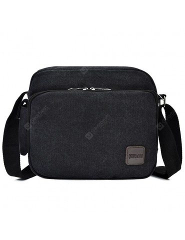 Men's Canvas Casual Business Crossbody Bag Practical Multi-pocket