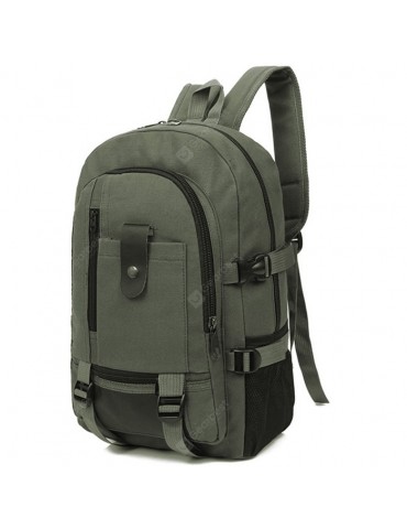 Men Trendy Outdoor Large Capacity Canvas Backpack