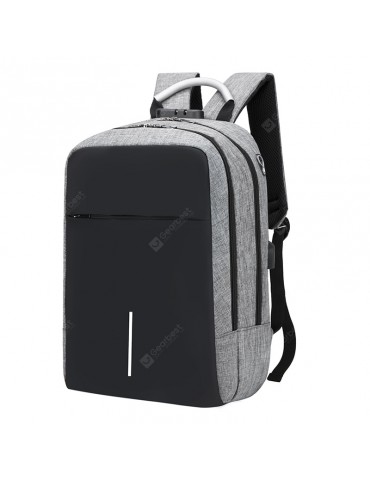 Men Leisure Laptop Backpack with USB Port