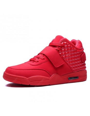 Men High-top Suede Upper Sports Shoes