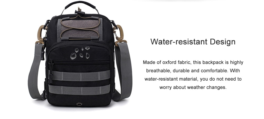 Durable Wear-resistant Waterproof Chest Bag- Black